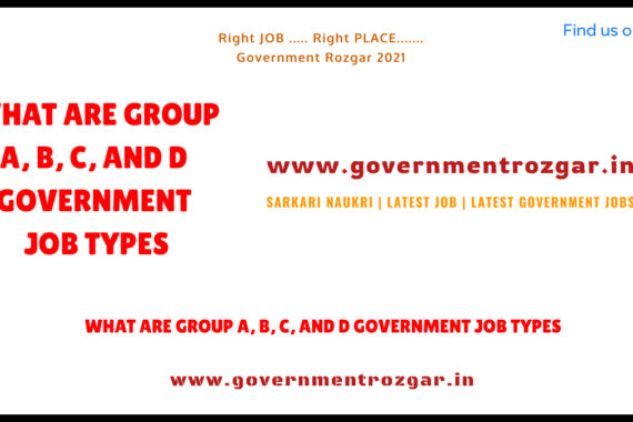 WHAT ARE GROUP A, B, C, AND D GOVERNMENT JOB TYPES