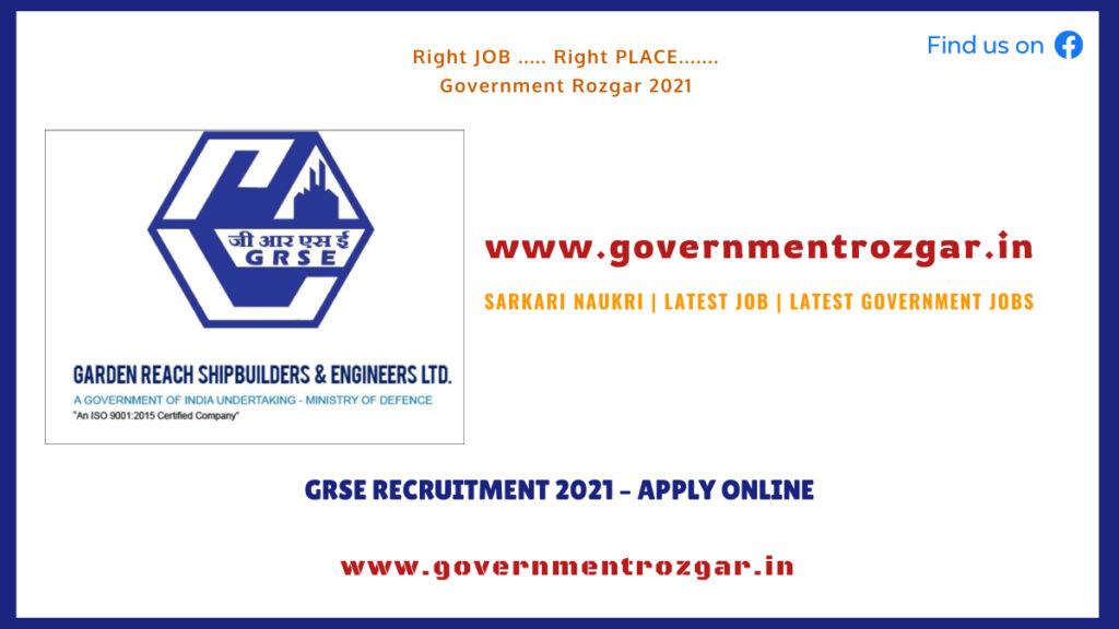 GRSE Recruitment 2021