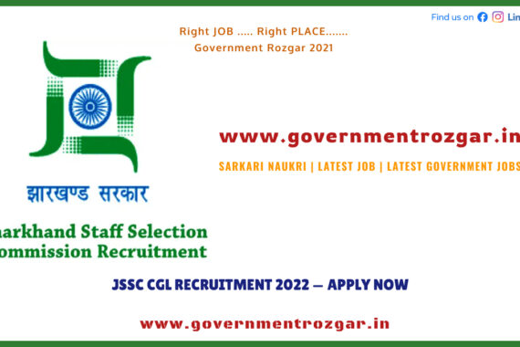 JSSC CGL Recruitment 2022 -- Apply Now