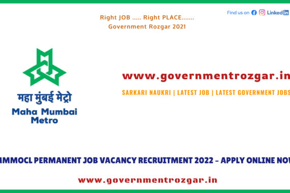 MMMOCL PERMANENT JOB VACANCY RECRUITMENT 2022