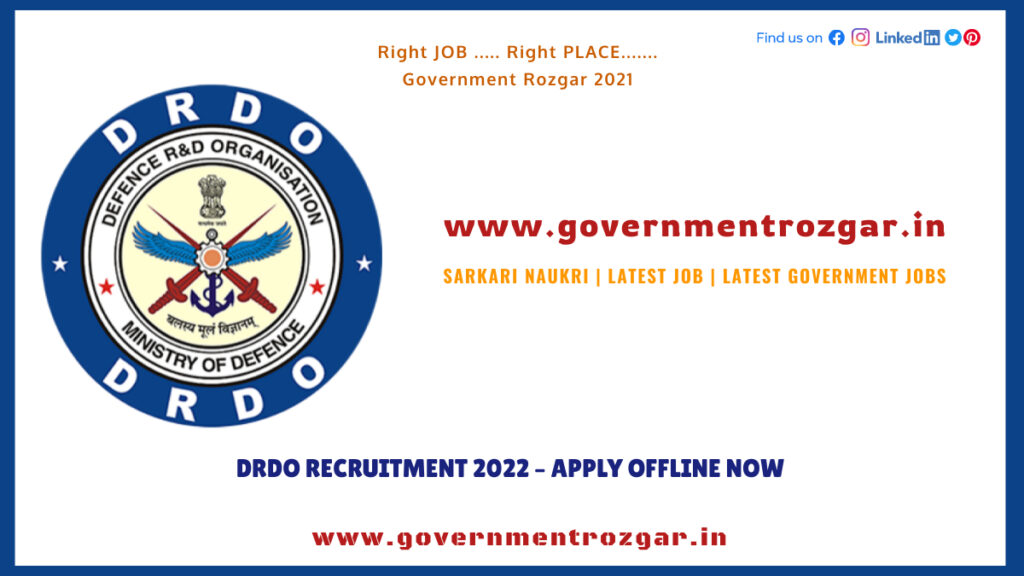 DRDO Recruitment 2022