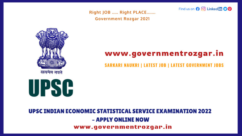 UPSC Indian Economic Statistical Service Examination 2022