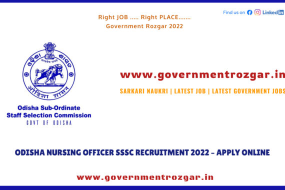 OSSSC Nursing Officer Recruitment 2022