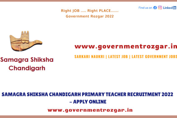 SSA Chandigarh Teacher Recruitment 2022