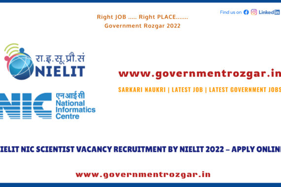 NIELIT Recruitment 2022