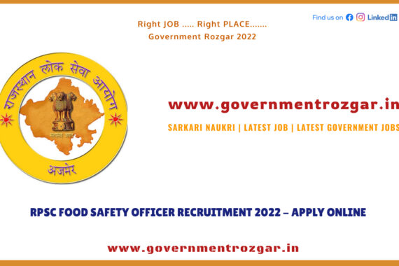 RPSC FSO Recruitment 2022