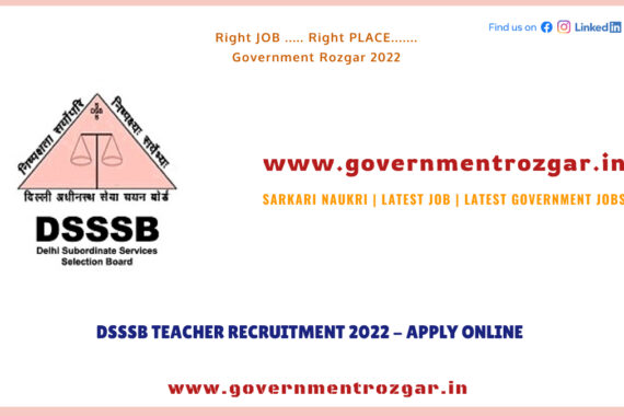 DSSSB Recruitment 2022