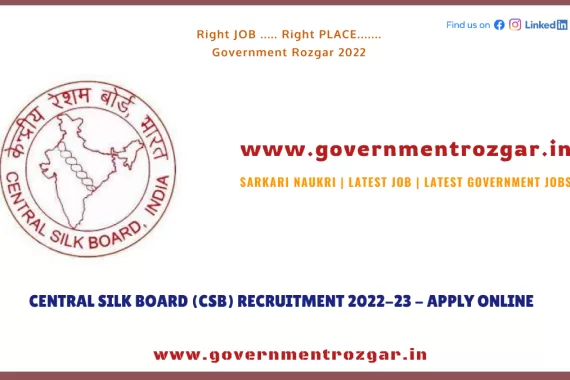 Central Silk Board Recruitment 2022-23