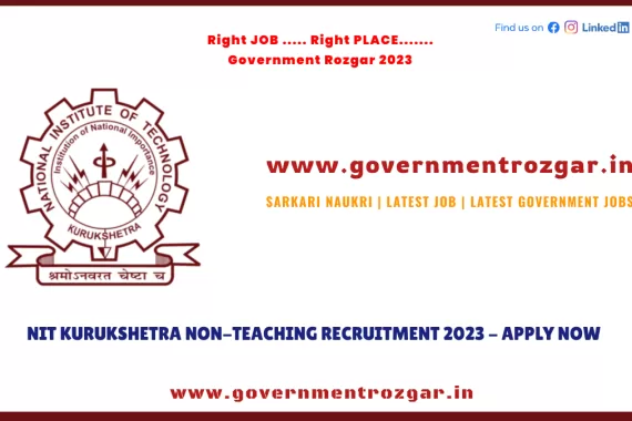 NIT Kurukshetra Recruitment 2023