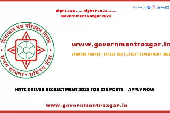 HRTC Driver Recruitment 2023