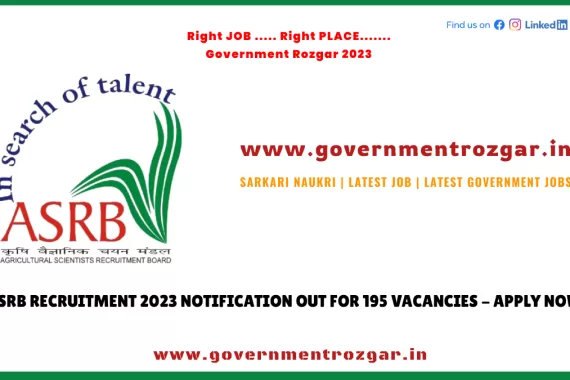 ASRB Recruitment 2023