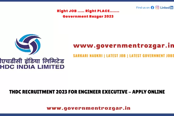 THDC Recruitment 2023