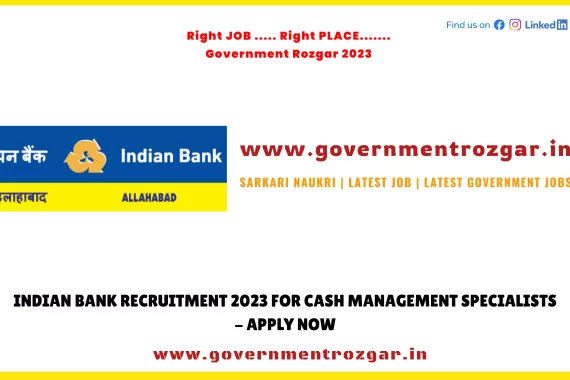 Indian Bank Recruitment 2023