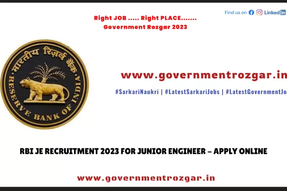 RBI JE Recruitment 2023