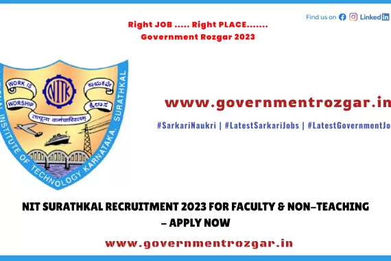 NIT Surathkal Recruitment 2023