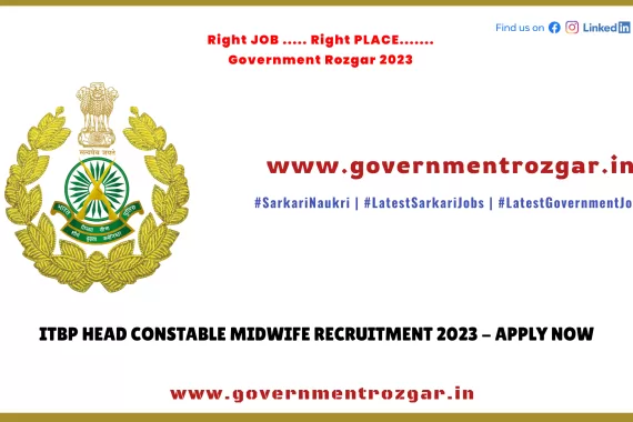 ITBP Head Constable Midwife Recruitment 2023