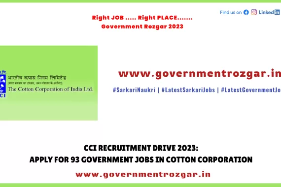 CCI Recruitment Drive 2023