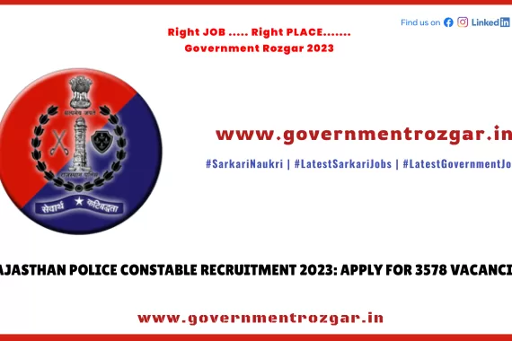 Rajasthan Police Constable Recruitment 2023