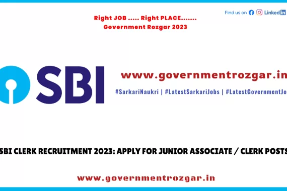 SBI Clerk Recruitment 2023: Apply for Junior Associate / Clerk posts