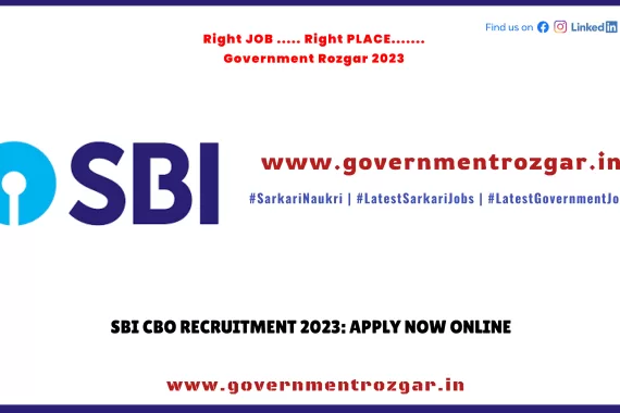 SBI CBO Recruitment 2023: Apply Now Online