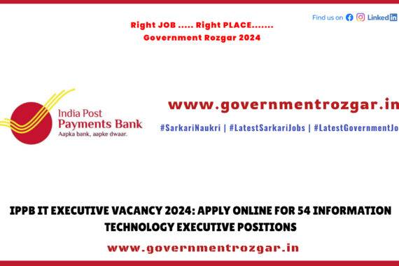 IPPB IT Executive Vacancy 2024