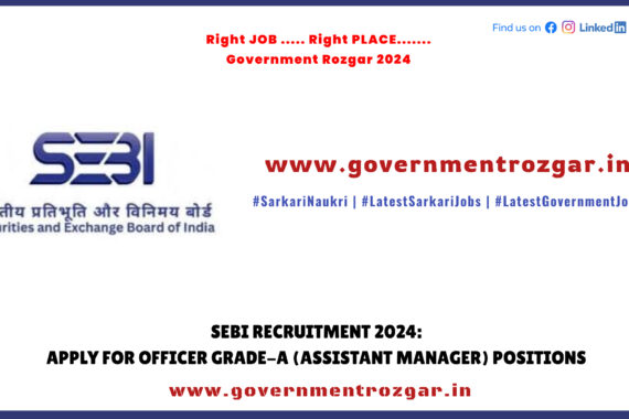 SEBI Recruitment 2024 Banner