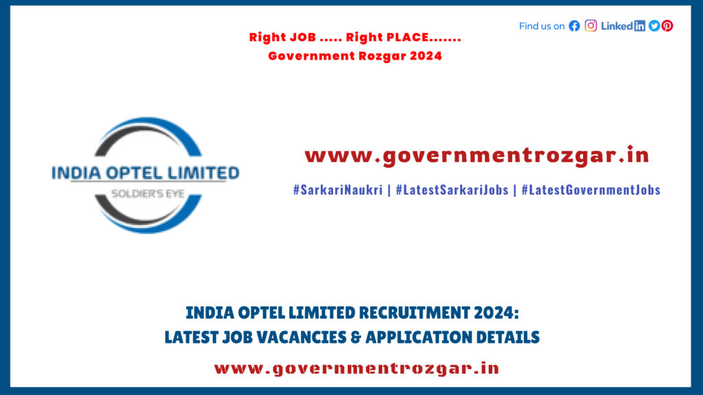 India Optel Limited Recruitment 2024: Latest Job Vacancies & Application Details