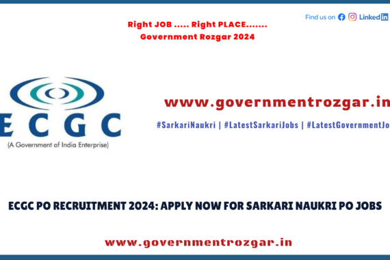 ECGC PO Recruitment 2024: Apply for Probationary Officer Jobs Online