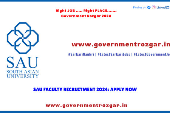 SAU Faculty Recruitment 2024 - Apply Now for Professor, Associate Professor, and Assistant Professor positions in Social Sciences and Science.