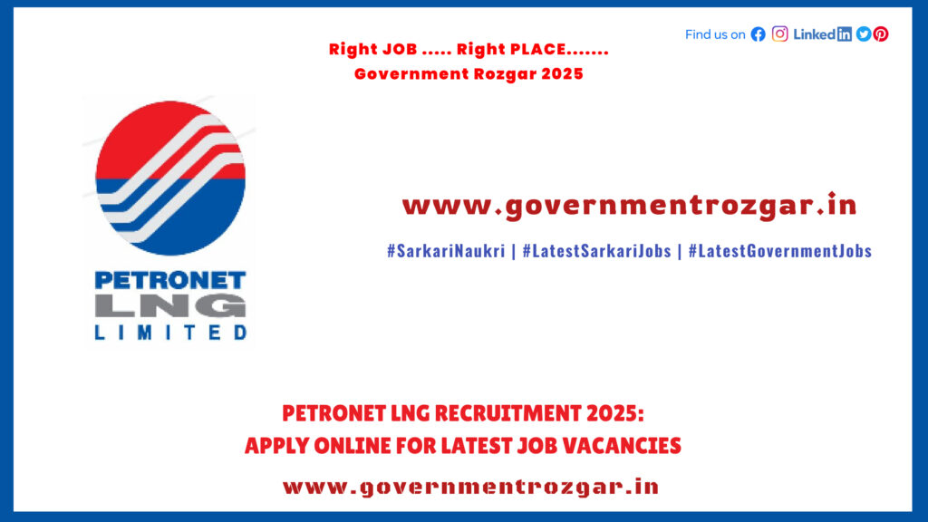 Petronet LNG Recruitment 2025: Apply Online for Latest Job Vacancies