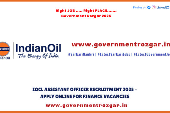 IOCL Assistant Officer Recruitment 2025 – Eligibility, Salary, and Online Application Details